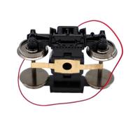 wueiooskj L'ottimizzazione dei carrelli con ruote a cuscinetti a rulli per treni migliora le prestazioni del modello di treno. L'assemblaggio del carrello consente un facile collegamento alle fonti di