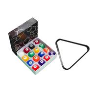 wueiooskj Mini palle da biliardo stabili e non facilmente danneggiabili in resina colorata per bambini e adulti, resistenti ed elastiche, 16 pezzi, mini palle da biliardo, Palla 4.4 cm