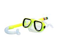 wueiooskj Set da snorkeling per bambini dai 3 ai 7 Per Maschera subacquea e attrezzatura per lo snorkeling offrono un'ampia esperienza subacquea per ragazzi e ragazze Set da per, Giallo, 35x15x6cm