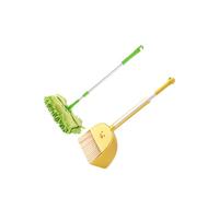 wueiooskj Set di paletta per bambini con giocattoli di pulizia durevoli Incoraggia il gioco ruolo creativo con la mini scopa Set per la pulizia dei bambini per Casetta da gioco per le pulizie