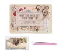 WUERKIYA Kit di Accessori Scrapbooking Completo - Set Perfetto per Bullet Journal, Journaling e Scrapbook - Coffret App Kit con Aestetica Vintage