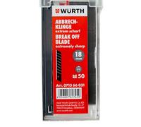 Würth 50 lame di demolizione 18 mm estremamente affilate nero