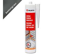 Würth Acetat - Silicone cella umida grigio cemento 310 ML cartuccia