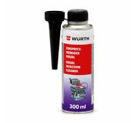 Würth Detergente per Iniettori Diesel 300 ml, Detergente per Iniettori e Additivo per Diesel, Riduce il Fumo Nero, Migliora le Prestazioni e Riduce i Consumi, Pulizia del Sistema di Alimentazione