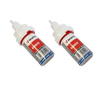 Würth Klebfix, colla istantanea, 2 x 20 g, liquido, trasparente, plastica, metallo, ad asciugatura rapida, impermeabile, colla liquida