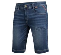 Bermuda in jeans Stretch X blu