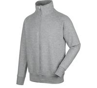 Felpa fullzip Job+ grigio melange