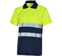 WÜRTH MODYF Polo alta visibilità gialla e blu uomo - Taglia S