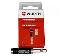Würth Portapunte magnetico da 1/4", mandrino a sgancio rapido, versione molto sottile, diametro max. 11,5 mm, lunghezza 67 mm, 0614176617