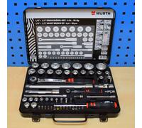 Würth Set Chiavi a Bussola Zebra Chiave 56-teilig 1/4 1/2 Pollici Set
