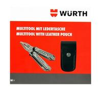 Würth Set di 2 attrezzi multifunzione con custodia in pelle
