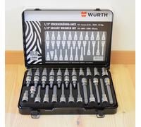 Würth Set Di Bussole Torx 1/2" 12,5 mm Innensechskant Vielzahn TX XZN 31 Pezzi