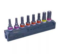 Würth Set di punte da 1/4", 8 pezzi, RW10, RW20, RW30, RW40, per viti ASSY, 0614400010