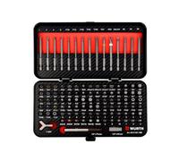 Würth Set di punte da 105 pezzi - Ampia gamma di punte da 1/4 pollici con le più comuni punte standard e di sicurezza in versione corta e lunga Bitbox