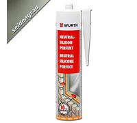 Würth Silicone grigio seta neutro perfetto 310 ml cartuccia vetro finestra