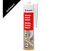 Würth silicone nero neutro-perfetto 310 ml cartuccia finestra finestrature