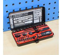 Würth Zebra Scatola Cricchetto Set Chiavi 1/4 Pollici 34-teilig Multi Black