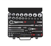 Würth Zebra Socket 1/4+1/2 Pollici Valigetta Cigolio 59 tlg.096509059 Nuovo