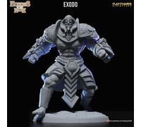 Wüstengott Miniatura Egitto Scorpione Reiter Seth Figura per Ttrpg's Come D 5e