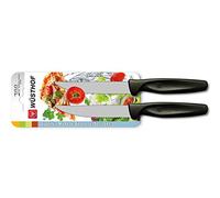 Wüsthof 9341 - tre Zack Set coltelli da bistecca Indoor Grill BBQ tempo 9341 Nero