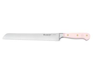 WÜSTHOF Classic Coltello pane con doppia lama seghettata di precisione 23 cm, Pink Himalayan Salt (rosa)
