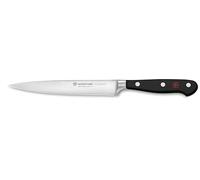 WÜSTHOF Classic Coltello prosciutto 16 cm, nero