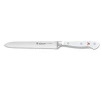 WÜSTHOF Classic Coltello salame 14 cm, bianco
