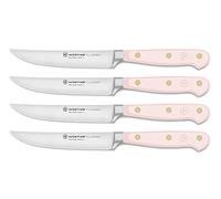 WÜSTHOF Classic Set di 4 coltelli da bistecca 12 cm, Pink Himalayan Salt (rosa)
