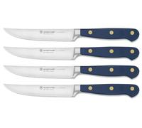 WÜSTHOF Classic Set di 4 coltelli da bistecca 12 cm, Wild Blueberry (Blu)