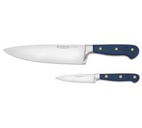 Wüsthof Classic Set di Coltelli con Coltello da Chef e Coltello da Verdura, Wild Blueberry (blu)