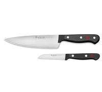 Wüsthof Gourmet Set di coltelli con 2 coltelli cucina, nero