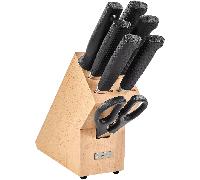 Wüsthof PARTNER 7-Piece Block with 6 Knives and Scissors, Beech Wood 1091870801