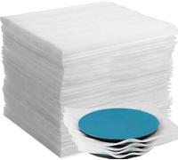 WUFANC 100 Lastra Pluriball Imballaggio, Fogli in Poliuretano Espanso 30 x 30 cm per Imballaggio per Spedizioni, Trasloco Protezione Fragile Vetro, Porcellane, Stoviglie, Bottiglia Di Vino, Mobili