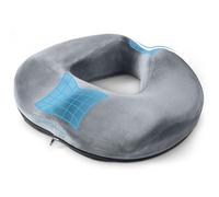 WUFANC Ciambella Per Sedersi, Cuscino Sedia Ufficio in Memory Foam, Ciambella Antidecubito Rimovibile Può Alleviare la Sciatica, Cuscino Ergonomico Sedia Ufficio Può Curare le Piaghe da Decubito