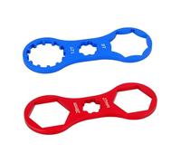 WUFKOP 2 Pezzi Kit Chiave Forcella MTB, Strumento Centro Blocco e Chiave Movimento Centrale per Bicicletta, Chiave Dischi Shimano Centerlock per Manutenzione e Riparazione