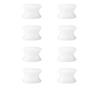 WUFKOP Separatore Dita Piede, 4 Paia (8 Pezzi) Distanziatore Dita Piedi, Correzione Alluce Valgo e Dit a Martello, per Uomini e Donne, per Sport, Casa e Sonno