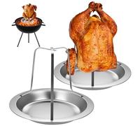 wugongshan 2 Set di Girarrosti per Pollo, Griglia Barbecue, Griglia per Girarrosto per Pollos, Supporto per Pollo arrosto per forni, Griglie e fornelli da Campeggio