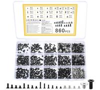 wugongshan Set di 860 viti M2 M2.5 M3, piccole viti assortite, micro viti di rip
