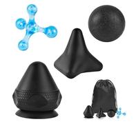 WUGU Massage Ball Sfere da Massaggio,Palla di rilassamento muscolare, Rilascio Miofasciale,Terapia dei Trigger Point per dolori e tensioni muscolari di spalle, collo, braccia, schiena e gambe.