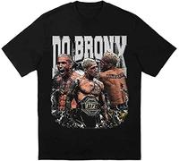 wugui Charles Oliveira Do Bronx Men T-Shirt Black Black M