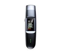 WUIOWPPIC Etilometro Portatile Alcol Test, Professionale Alcol Test Senza Contatto Tester di Alcool con Display LCD Digitale e Allarme Vocale,Ricaricabile Adatto per Uso Domestico e Professionale