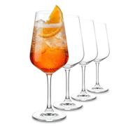 WUITOKI® Calici Spritz Aperol, set da 4, 45cl, in cristallo, resistente, Aperitivo, Cocktail