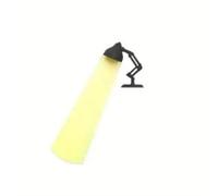 WUJIHE 1 pz lampada da tavolo modellazione segnalibro da lettura portatile blocco note romanzo clip pagina promemoria multifunzione ufficio documento marcatura paging (nero)