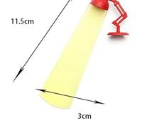 WUJIHE 1 pz lampada da tavolo segnalibro da lettura portatile blocco note romanzo clip pagina promemoria multifunzione ufficio documento marcatura paging (rosso)