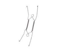 WUJIHE 10 ganci per piatti da parete, resistenti, supporti per piatti, ganci a molla, per forniture artistiche cinesi antiche (20,3 cm)