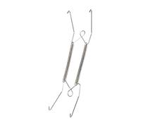 WUJIHE 10 ganci per piatti da parete, resistenti, supporti per piatti, ganci a molla, per forniture artistiche cinesi antiche (25,4 cm)