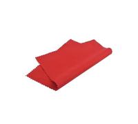 WUJIHE 100 panni in microfibra per occhiali, 15 x 18 cm, panno per la pulizia degli occhiali, bianco, nero, blu, verde, rosso, arancione, rosa (rosso)