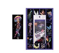 WUJIHE 12pcs FAI DA TE Scratch Segnalibro Scrittura a Mano Graffi Pittura Creativa Colorata Scratch Paper Bambini Pittura Forniture