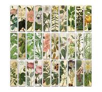 WUJIHE 30PCS Primavera Verde Paesaggio Segnalibri Pagine di Lettura Etichette Libro Carte di Carta Studente