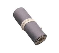 WUJIHE Astuccio per matite e articoli per la scuola, astuccio in tela per penne, cosmetici, pennelli, articoli di cancelleria (grigio, 72 fori)